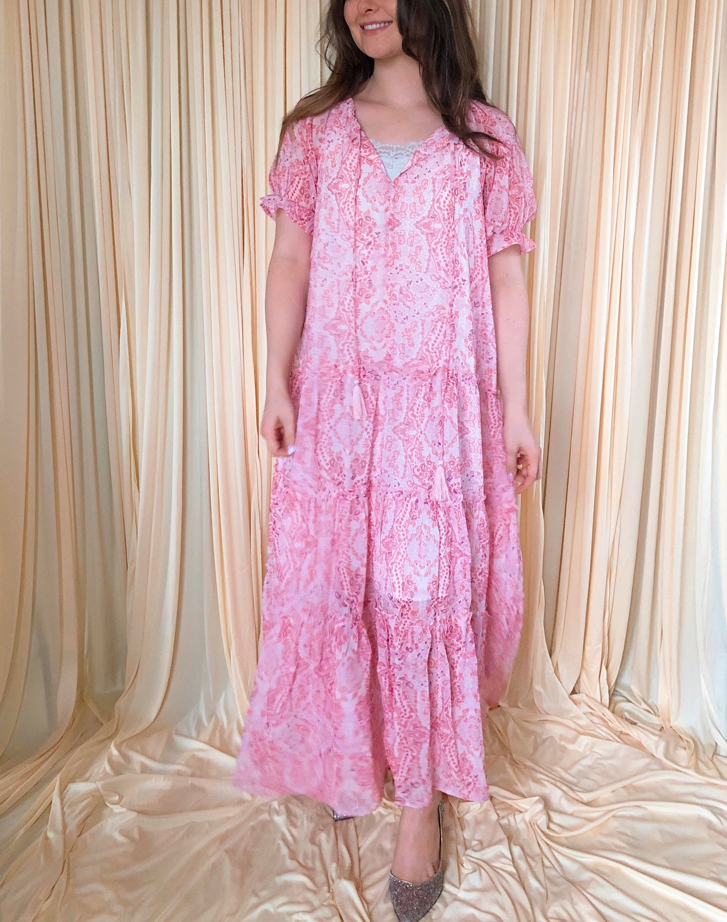 Just In Time, Pink Maxi Dress