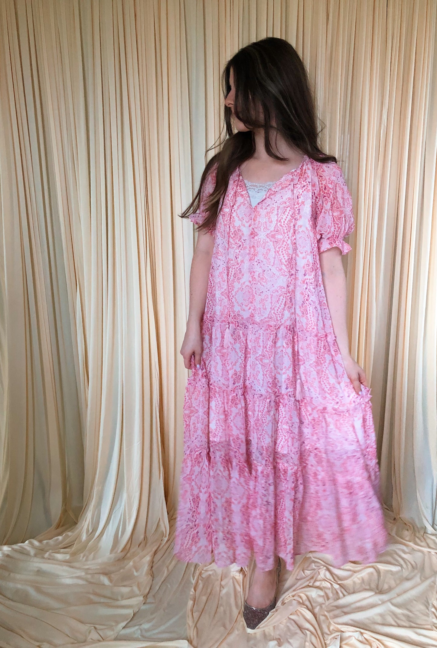 Just In Time, Pink Maxi Dress