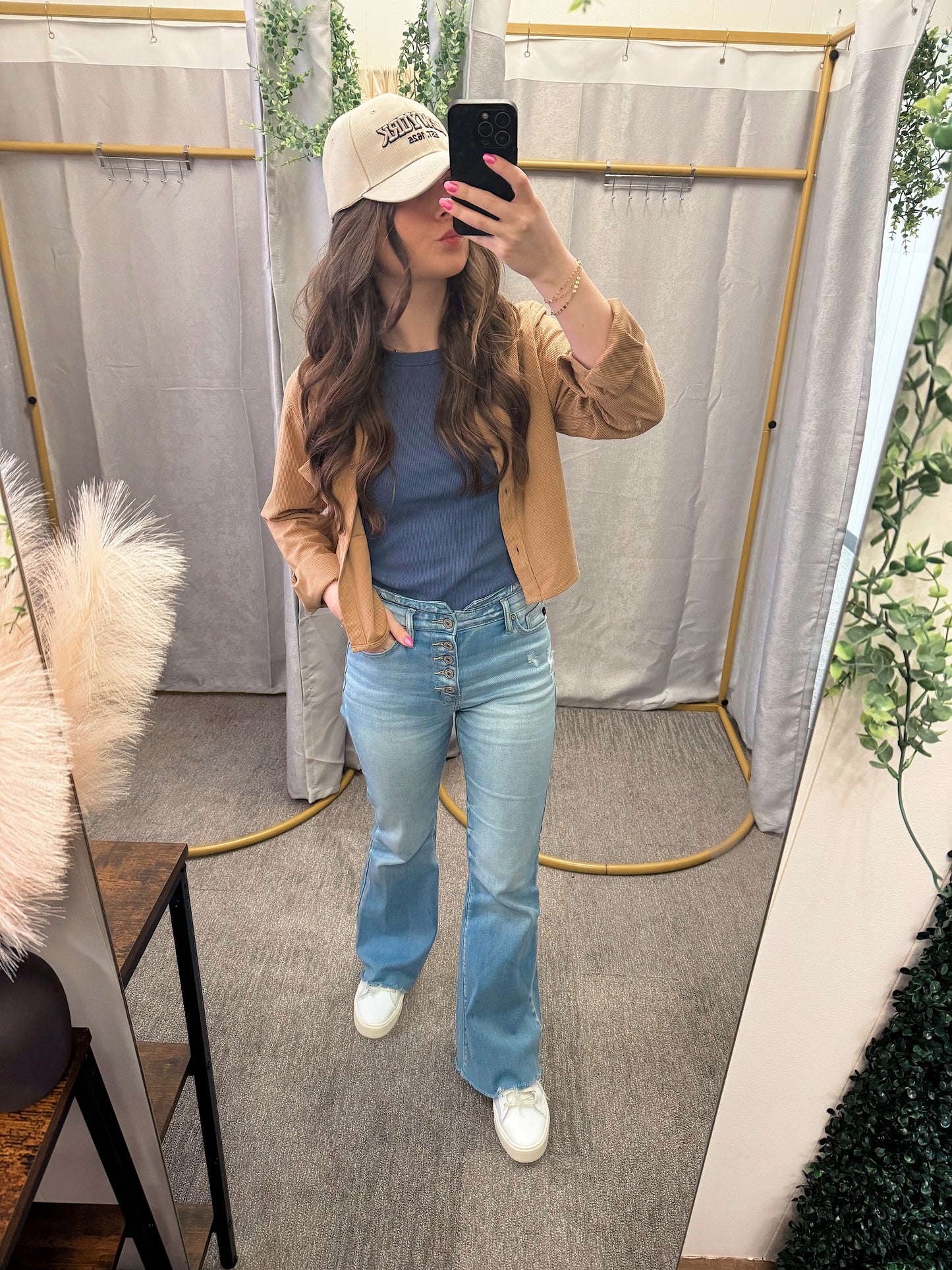 Khaki, Corduroy Shirt
