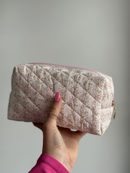 Quilted Cosmetic Bag