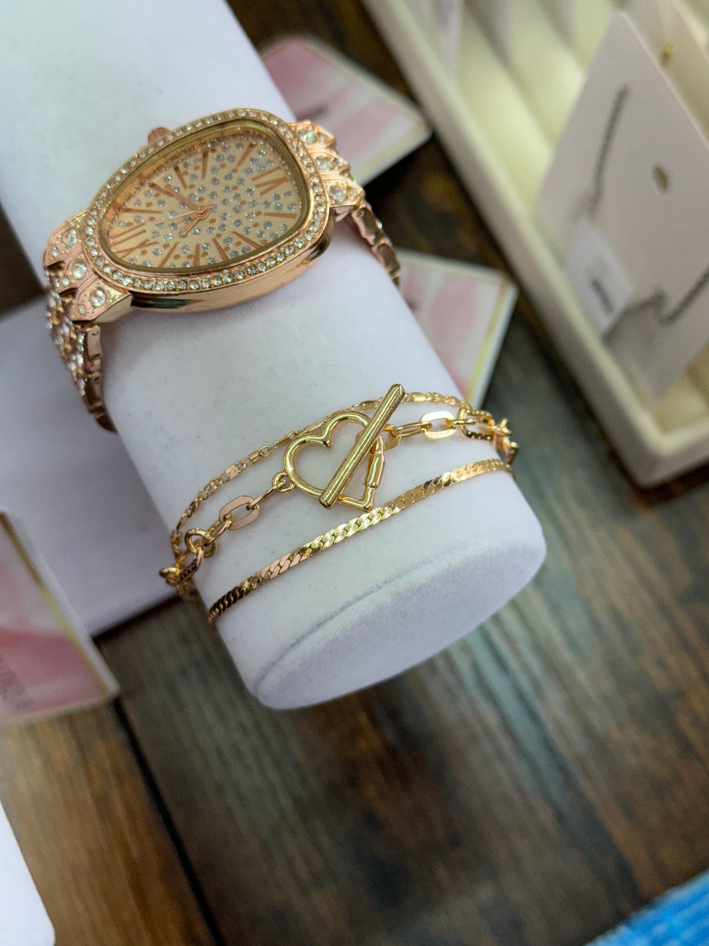 3 Layer Heart Bracelet