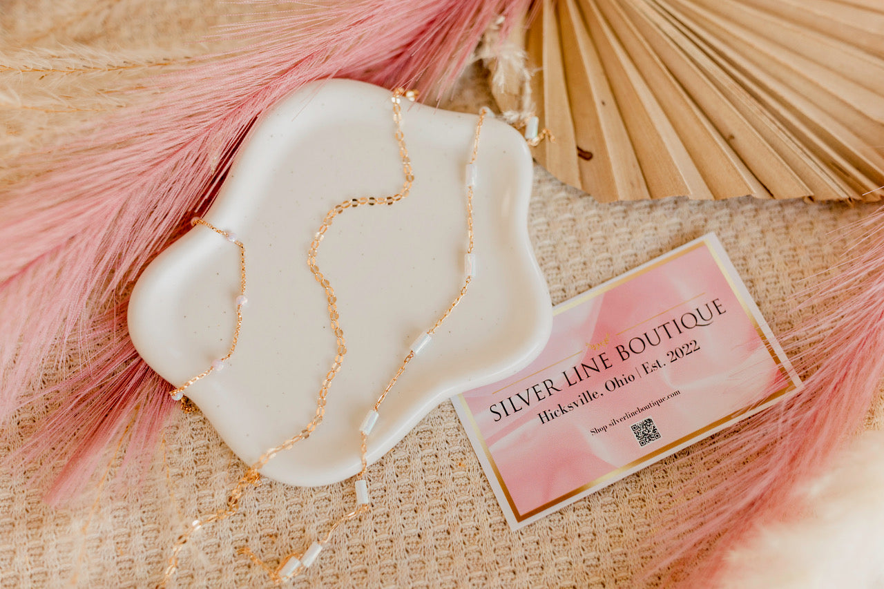 permanent jewelry done by silver line boutique. Bonding activities to do
