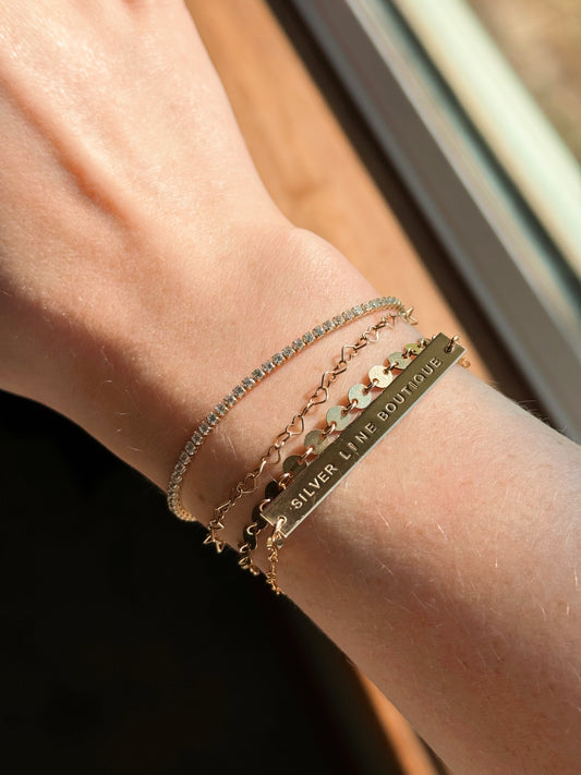 make your own personalized message connector for permanent jewelry