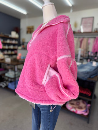 Blush Half Zip