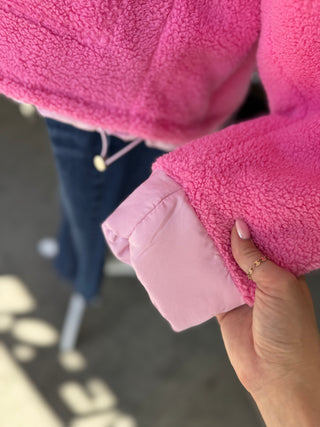 Blush Half Zip