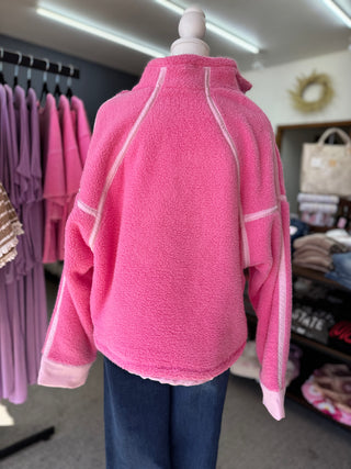 Blush Half Zip