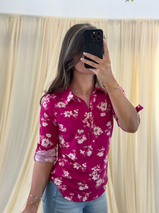 Pink Meadow, Collard Top