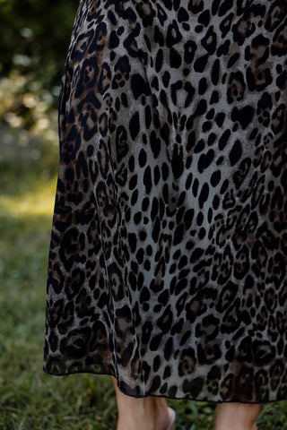 After Dark, Leopard Skirt - Silver Line Boutique