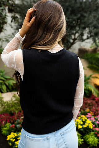 After Hours, Button Vest - Silver Line Boutique