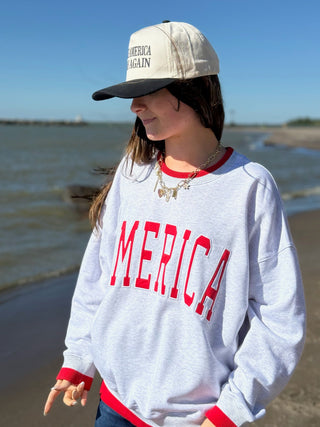 American Dream, Mockneck - Silver Line Boutique