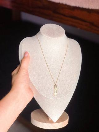 Babe, Necklace - Silver Line Boutique