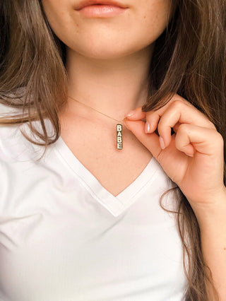 Babe, Necklace - Silver Line Boutique