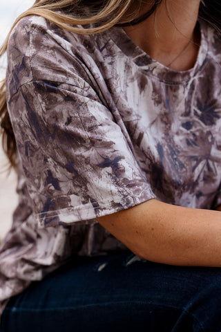 Backwoods Basic, Leafy Tee - Silver Line Boutique