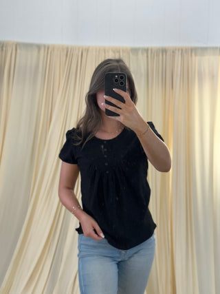 Blackout Beauty, Blouse - Silver Line Boutique