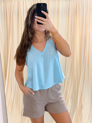 Blue Lagoon, Tank Top - Silver Line Boutique