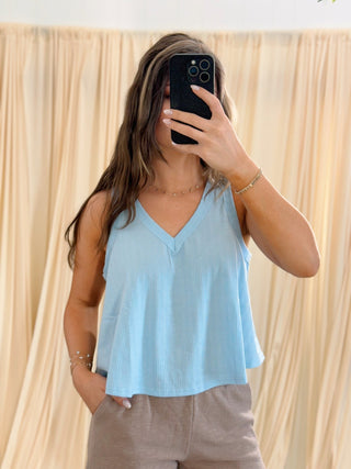 Blue Lagoon, Tank Top - Silver Line Boutique