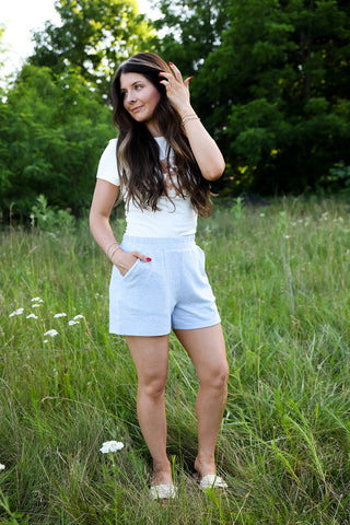 Blue Skies, Shorts - Silver Line Boutique