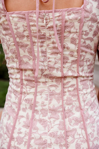 Blush Serenade, Midi Dress - Silver Line Boutique