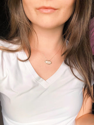 Boss, Necklace - Silver Line Boutique