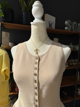 Bow Necklace - Silver Line Boutique