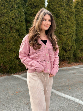 Bubble Gum Serenity, Sweater - Silver Line Boutique