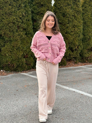 Bubble Gum Serenity, Sweater - Silver Line Boutique