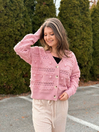 Bubble Gum Serenity, Sweater - Silver Line Boutique