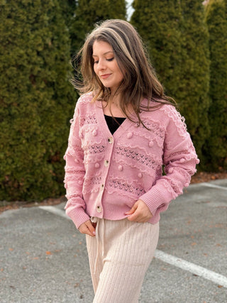 Bubble Gum Serenity, Sweater - Silver Line Boutique