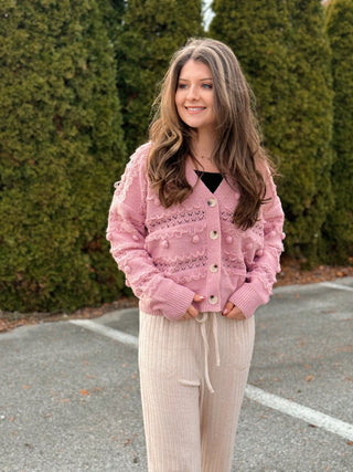 Bubble Gum Serenity, Sweater - Silver Line Boutique