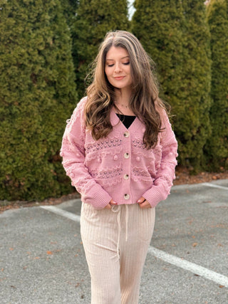 Bubble Gum Serenity, Sweater - Silver Line Boutique