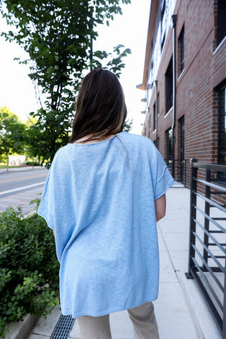 Coastal Sky, Crew - Silver Line Boutique