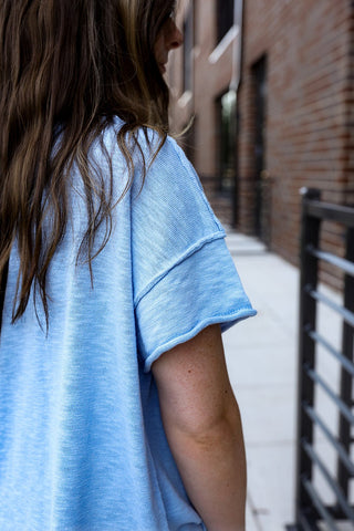 Coastal Sky, Crew - Silver Line Boutique