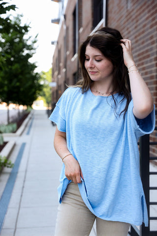 Coastal Sky, Crew - Silver Line Boutique