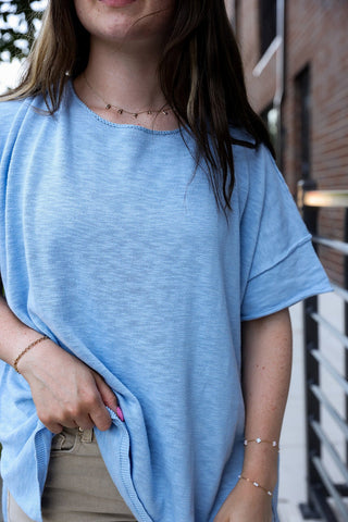Coastal Sky, Crew - Silver Line Boutique
