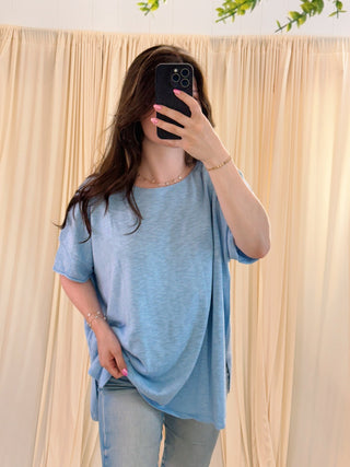 Coastal Sky, Crew - Silver Line Boutique