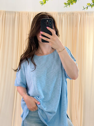 Coastal Sky, Crew - Silver Line Boutique