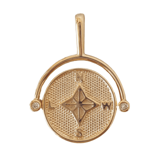 Compass Charm (Luxe) - Silver Line Boutique