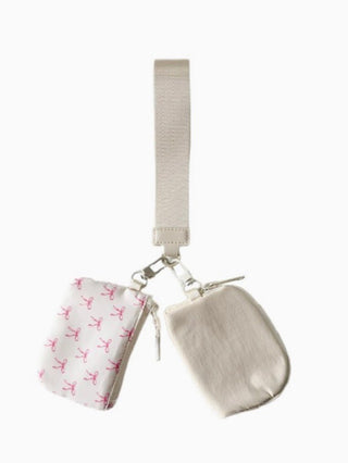 Coquette Bow, Wristlet - Silver Line Boutique