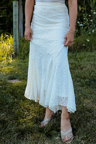 Cottage Bloom Maxi Skirt - Silver Line Boutique