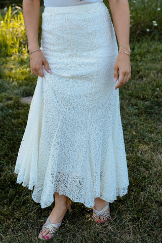 Cottage Bloom Maxi Skirt - Silver Line Boutique