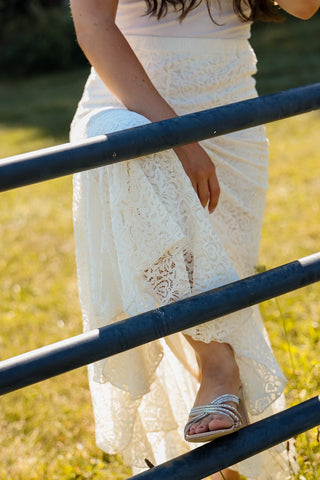 Cottage Bloom Maxi Skirt - Silver Line Boutique