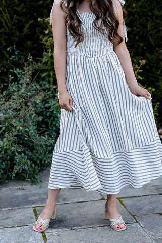 Country Stroll Maxi Dress - Silver Line Boutique
