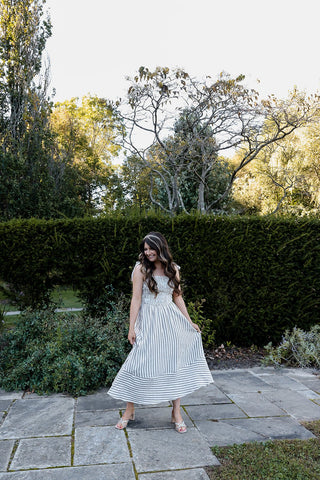 Country Stroll Maxi Dress - Silver Line Boutique