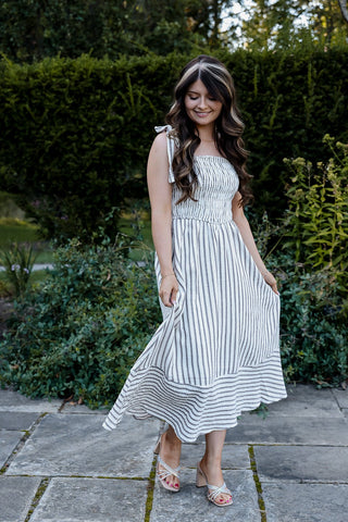 Country Stroll Maxi Dress - Silver Line Boutique
