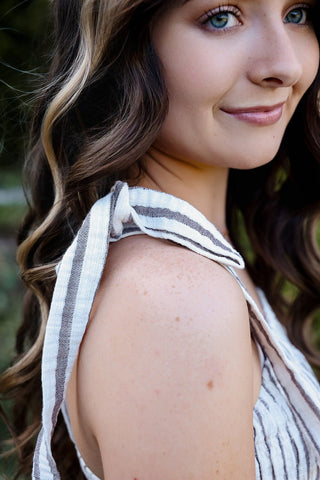 Country Stroll Maxi Dress - Silver Line Boutique