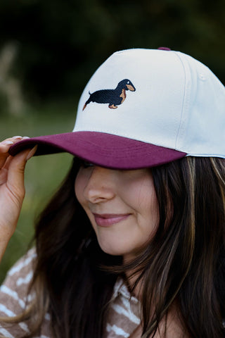 Dachshund Darling, Trucker Hat - Silver Line Boutique