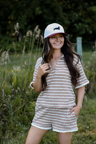Dachshund Darling, Trucker Hat - Silver Line Boutique