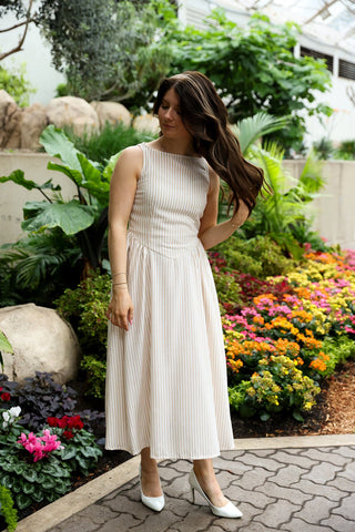 Desert Dust, Sleeveless Dress - Silver Line Boutique