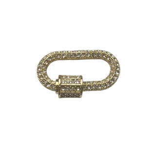 Diamond Carabiner - Silver Line Boutique
