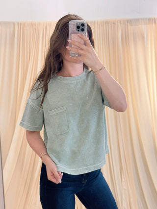 Eucalyptus Fade, Tee - Silver Line Boutique